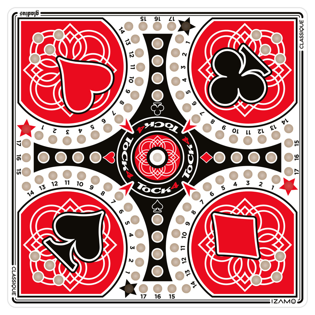 JEU DE TOCK - 4 JOUEURS - 15" - CLASSIQUE