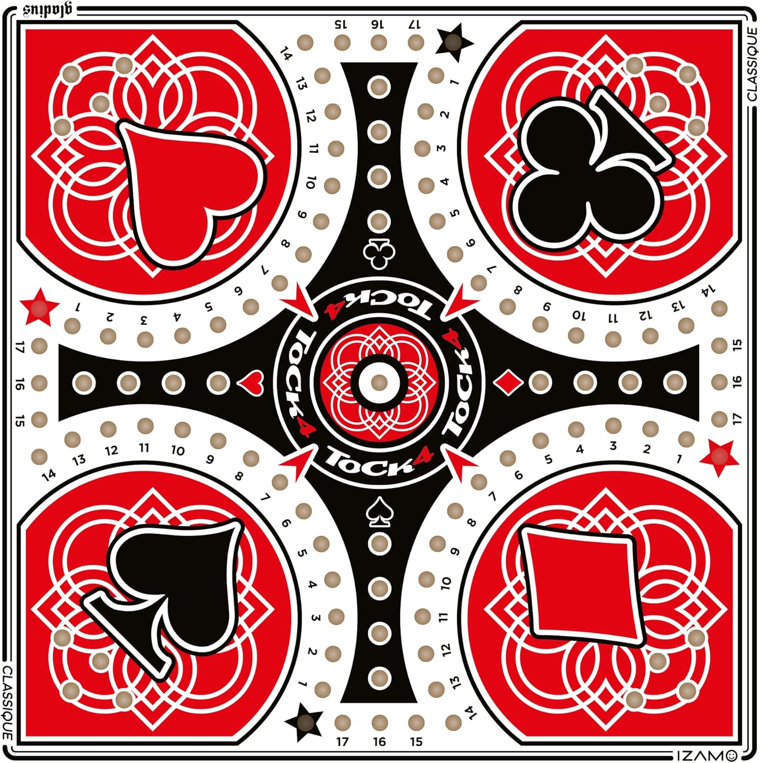 JEU DE TOCK - 4 JOUEURS - 20"