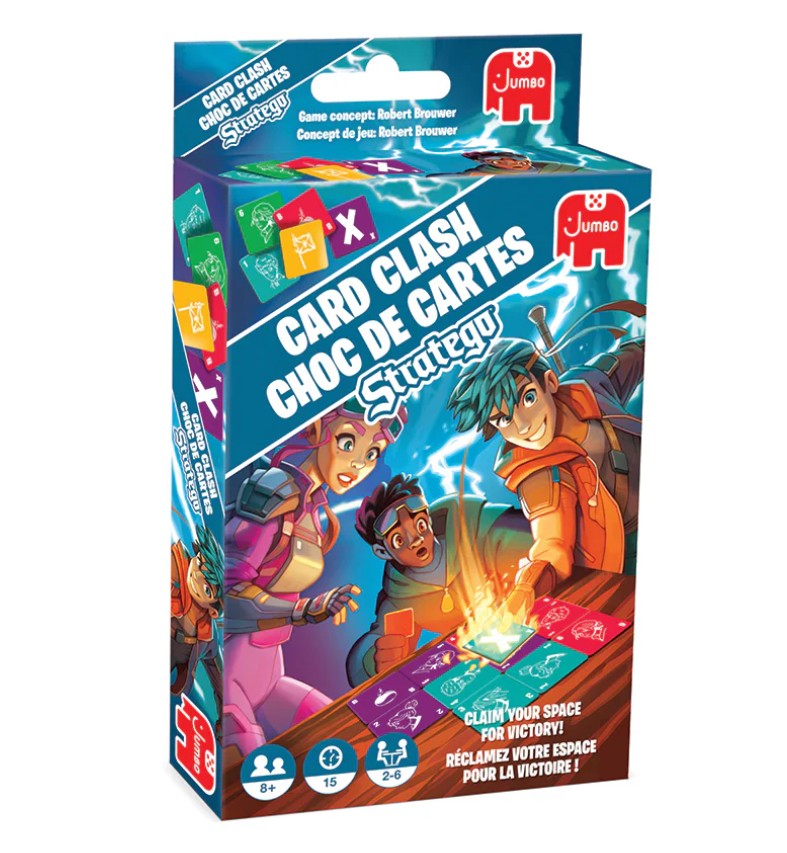 JEU STRATEGO - CHOC DE CARTES - Version multilingue