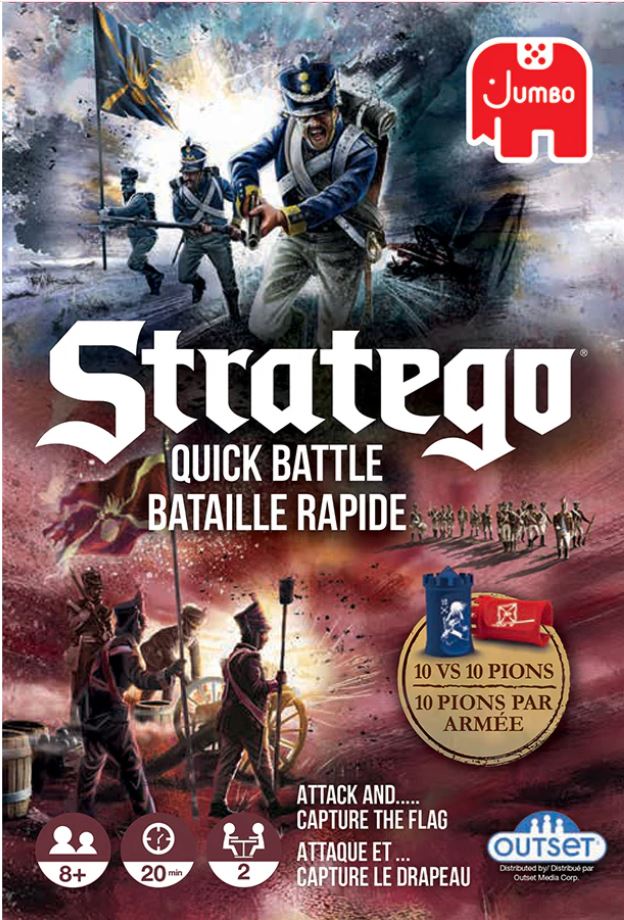 JEU DE CARTES STRATEGO QUICK BATTLE - Version multilingue