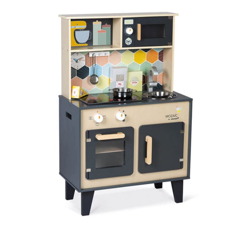 JANOD - CUISINIÈRE MOSAIQUE EN BOIS