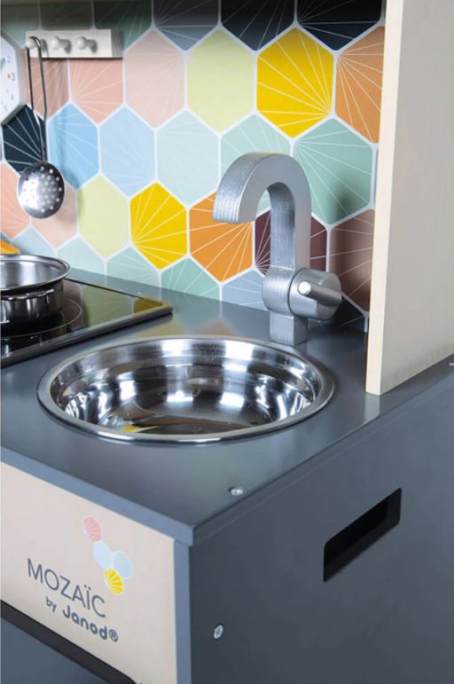JANOD - CUISINIÈRE MOSAIQUE EN BOIS