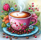 JACAROU - CAFÉ AU LAIT 30CM X 30CM - DIAMOND DOTZ