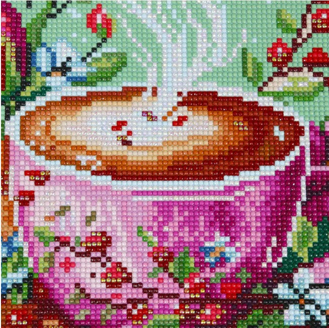 JACAROU - CAFÉ AU LAIT 30CM X 30CM - DIAMOND DOTZ