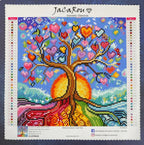 JACAROU - ARBRE EN COEURS 30CM X 30CM - DIAMOND DOTZ