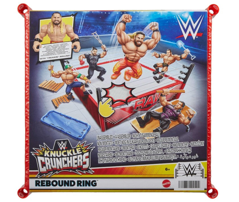 WWE KNUCKLE CRUNCHERS – RING DE COMBAT REBONDISSANT DE LUTTE