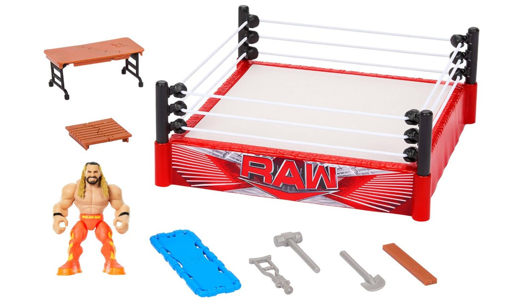 WWE KNUCKLE CRUNCHERS – RING DE COMBAT REBONDISSANT DE LUTTE