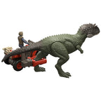 JURASSIC WORLD - DINOSAUR CAPTURE PLAYSET ALL-TERRAIN VEHICLE AND DINO