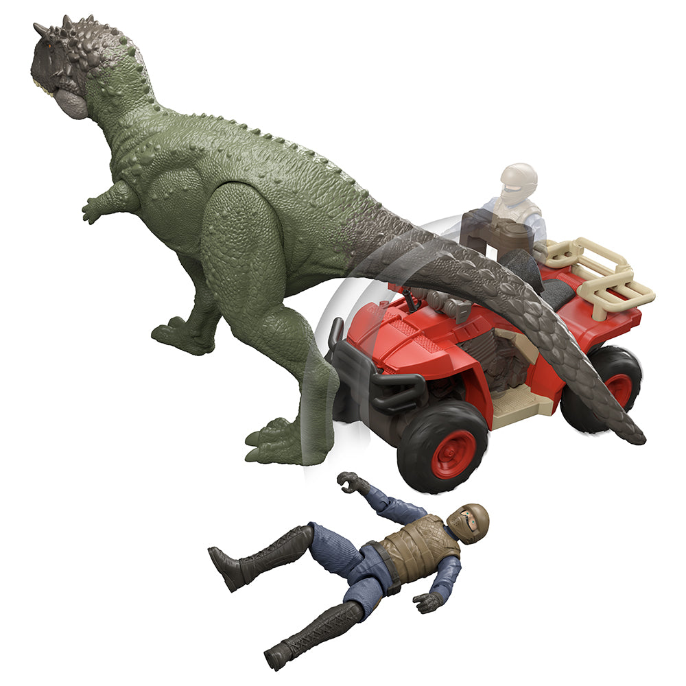 JURASSIC WORLD - DINOSAUR CAPTURE PLAYSET ALL-TERRAIN VEHICLE AND DINO