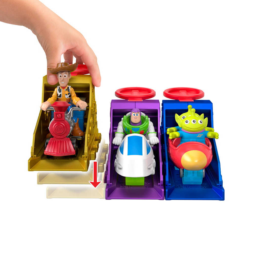 FISHER-PRICE - IMAGINEXT - HISTOIRE DE JOUETS - LANCEUR ASST