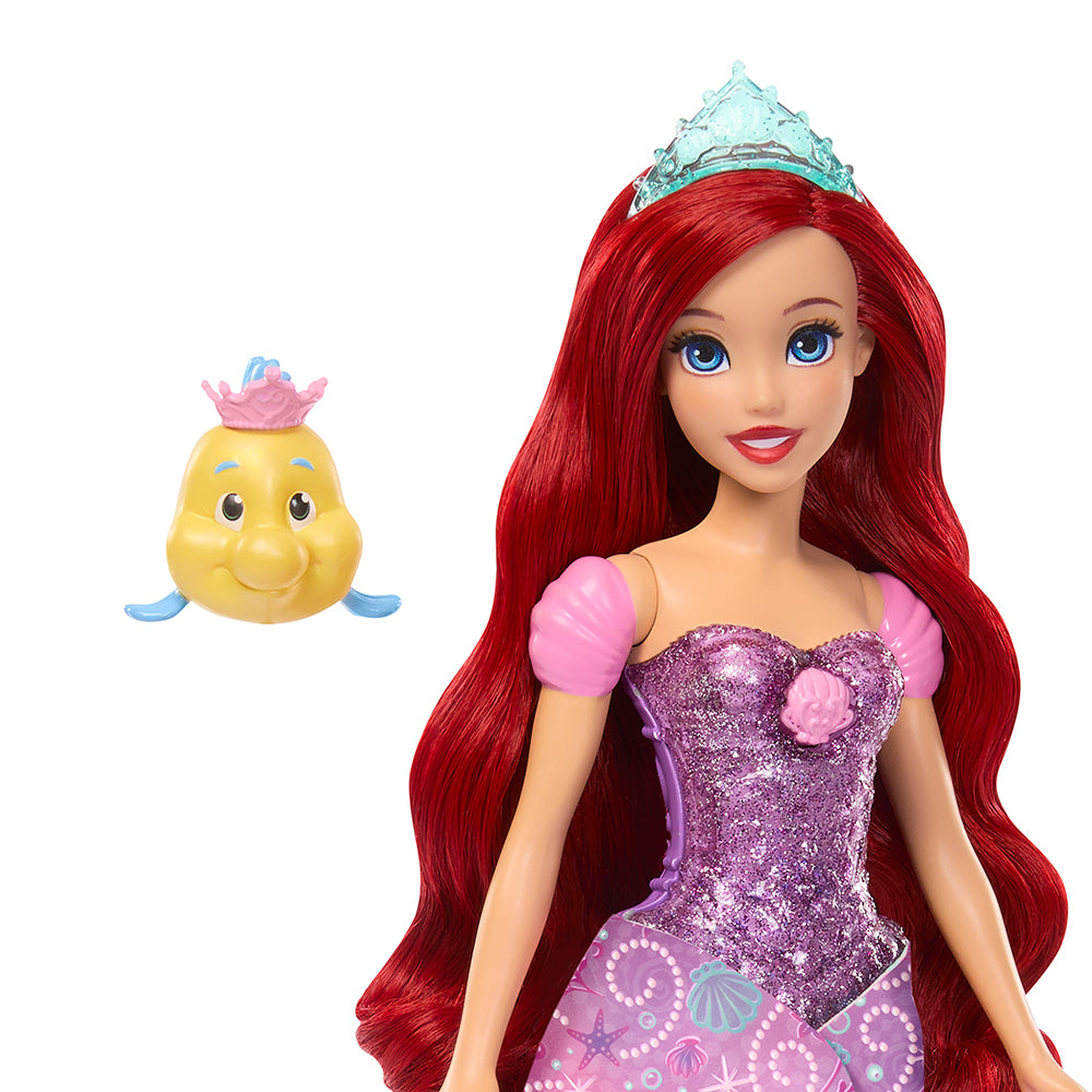 PRINCESSES DISNEY - POUPÉE ARIEL 2 EN 1 TRANSFORMABLE (BARBIE)