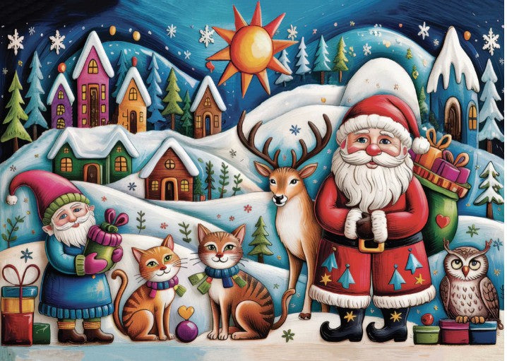 JACAROU CASSE-TÊTE 1000 PIÈCES - NOËL BOHÈME #JP-BOCH1000