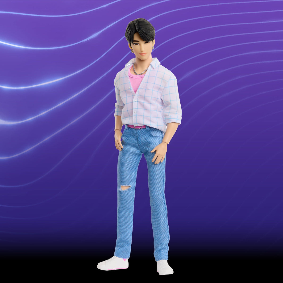 LES GUERRIÈRES DE LA K-POP - POUPÉE FASHION JINU DES SAJA BOYS (KPOP DEMON HUNTERS)