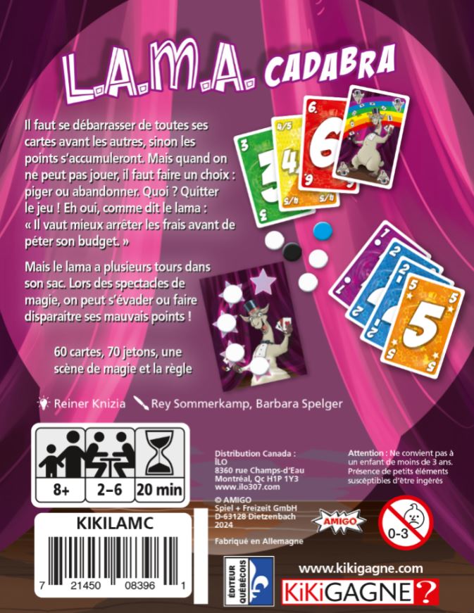 JEU LAMACADABRA - Version française