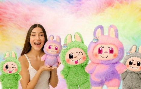 BABALU - JUMBO PLUSH 38 CM (15") ASST - LABUBU STYLE