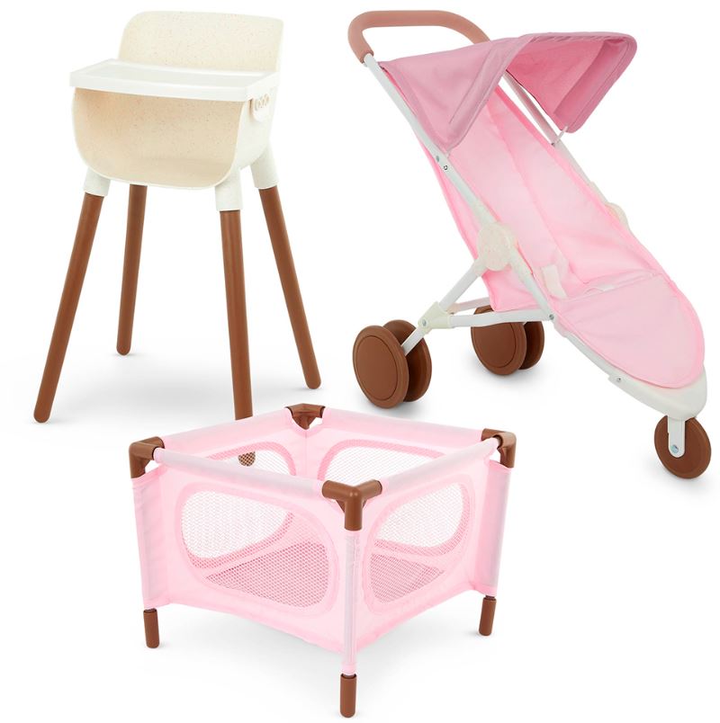 LULLABABY - ENSEMBLE 3-EN-1 POUR POUPÉE DE 35.5 CM