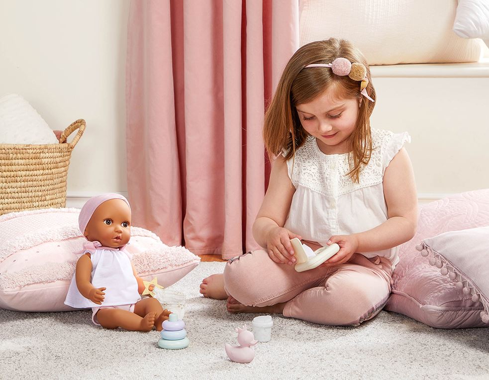 LULLABABY - ENSEMBLE D'ACCESSOIRES ESSENTIELS POUR NOUVEAU-NÉS POUPÉES DE 14"