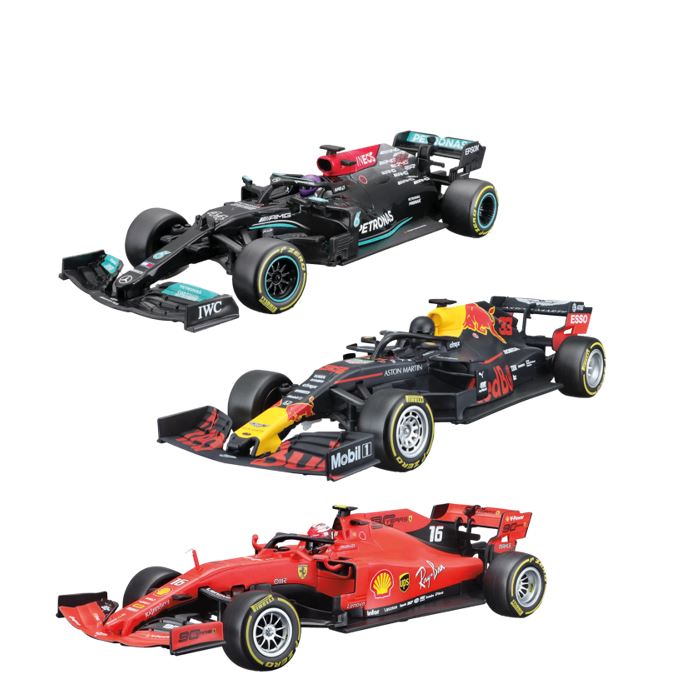 MAISTO - VÉHICULE DE COURSE TÉLÉGUIDÉ FORMULE 1 ÉCHELLE 1/24 9" ASST