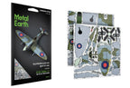 METAL EARTH -SUPERMARINE SPITFIRE AIRPLANE 2 SHEETS
