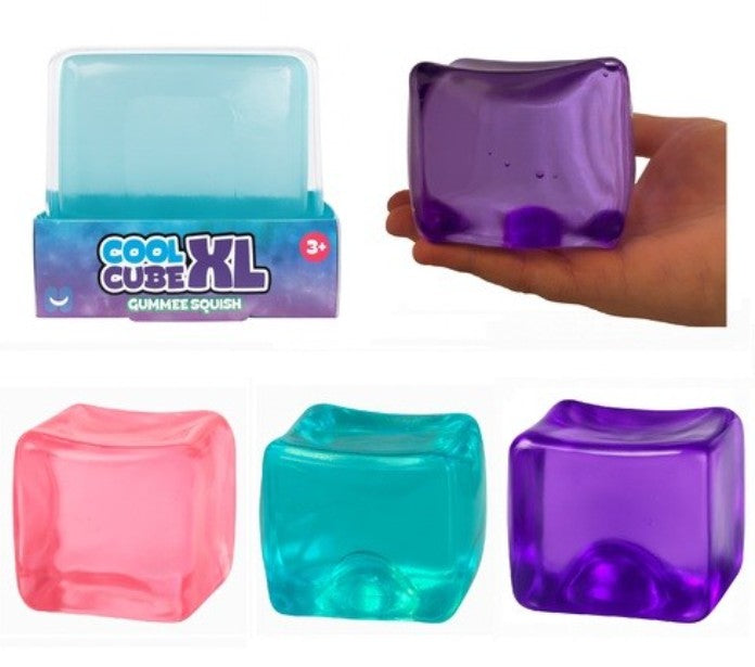 JOUET SENSORIEL SQUISHY - CUBE GÉANT FRAÎCHEUR 8 CM ASST