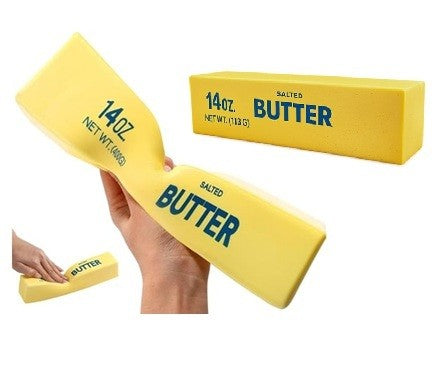 JOUET SENSORIEL ANTI-STRESS SQUISHY - JUMBO BEURRE (LEVÉE LENTE)