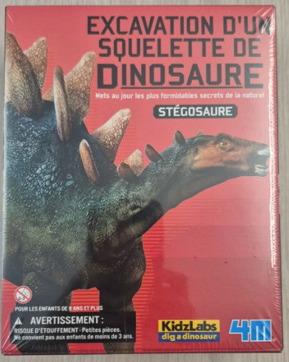 DIG KIT - DIG-OUT STEGOSAURUS DINOSAUR SKELETON