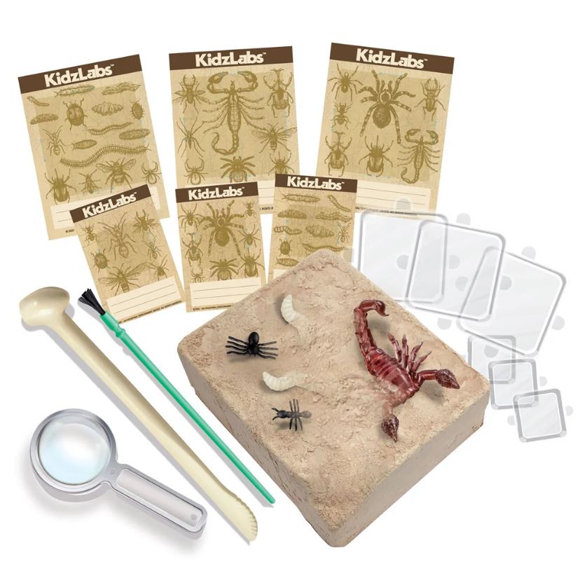 KIDZLABS - CREEPY CRAWLY DIG KIT