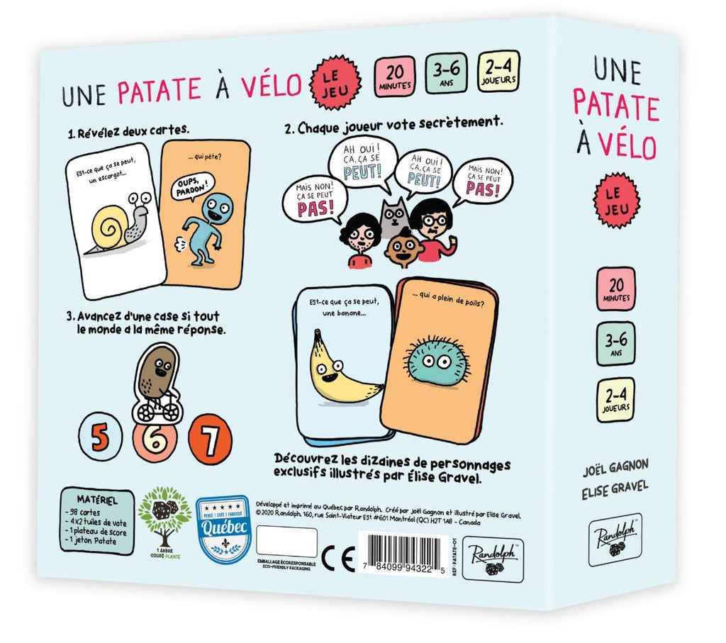 JEU UNE PATATE À VÉLO - LE JEU 5/5 PV21