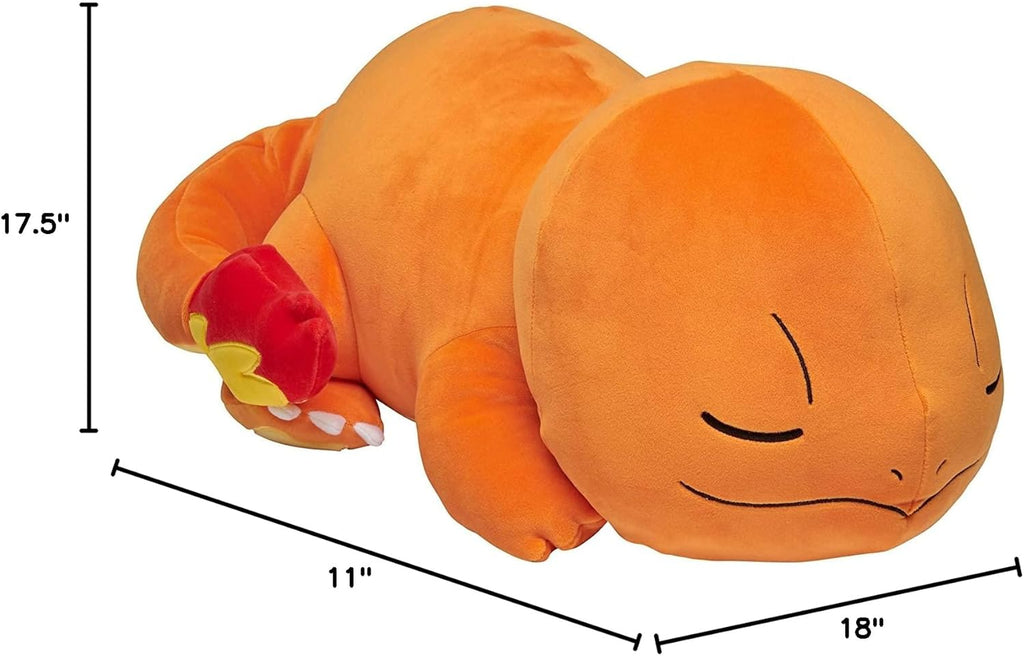 SLEEPING POKEMON PLUSH - CHARMANDER 45 CM (18")