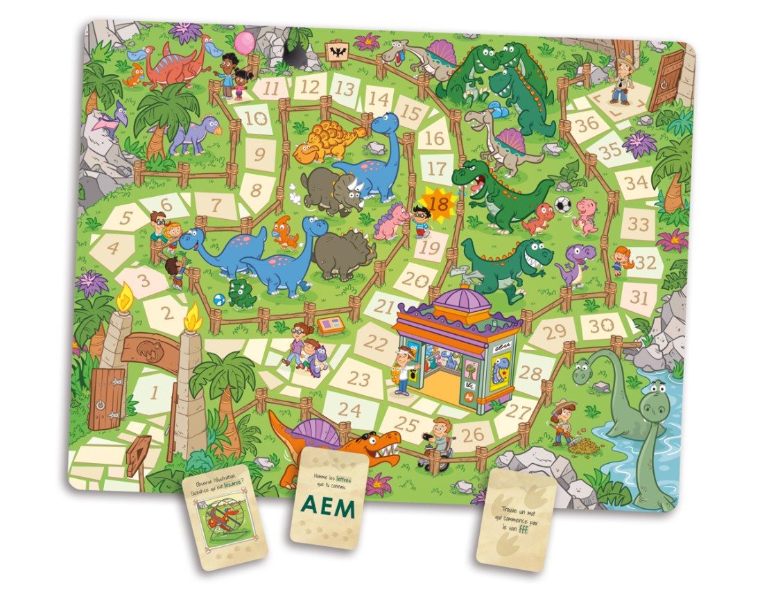 JEU PLACOTE - EN MISSION CHEZ LES DINOSAURES
