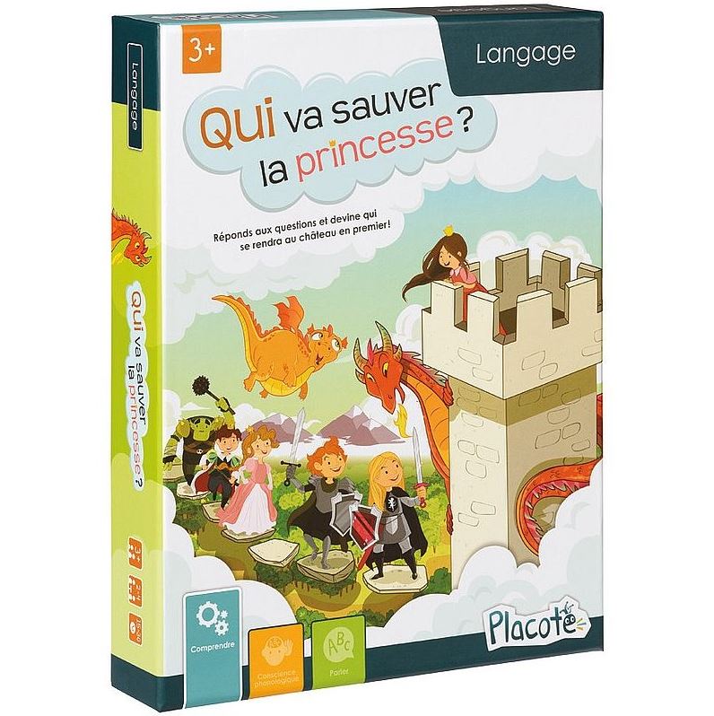 JEU PLACOTE - QUI VA SAUVER LA PRINCESSE?