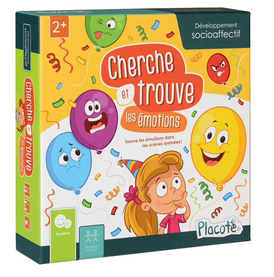 JEU PLACOTE - CHERCHE ET TROUVE LES ÉMOTIONS