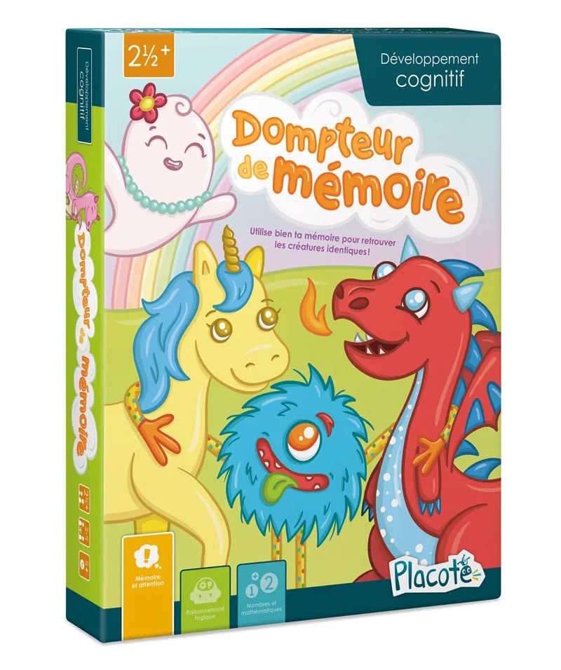 JEU PLACOTE - DOMPTEUR DE MÉMOIRE