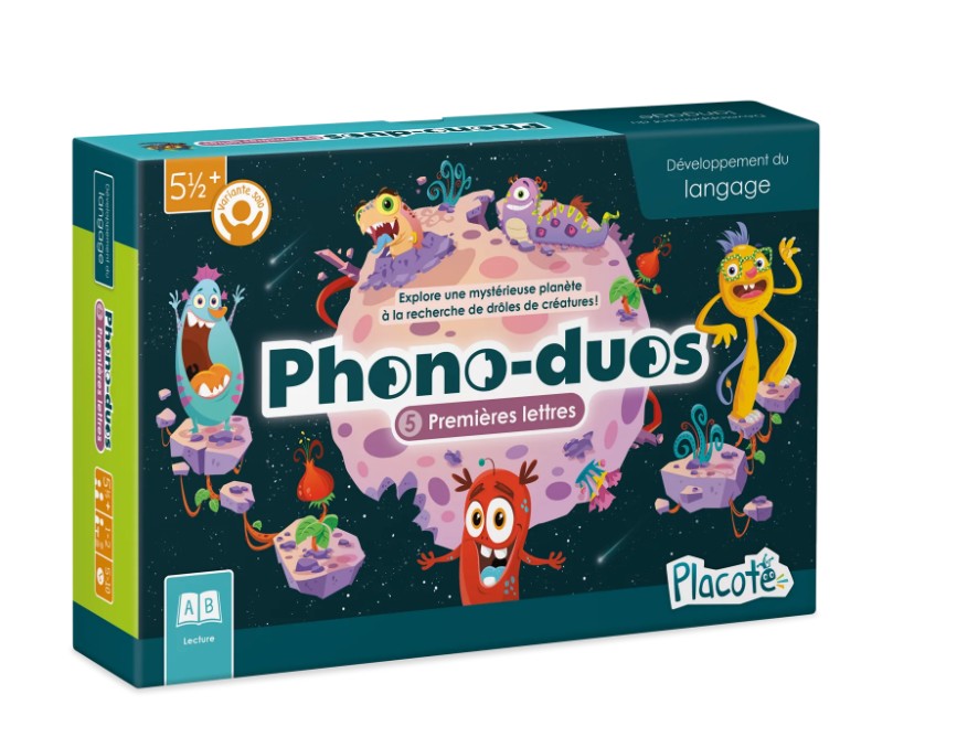 JEU PLACOTE - PHONO-DUOS - PREMIÈRES LETTRES