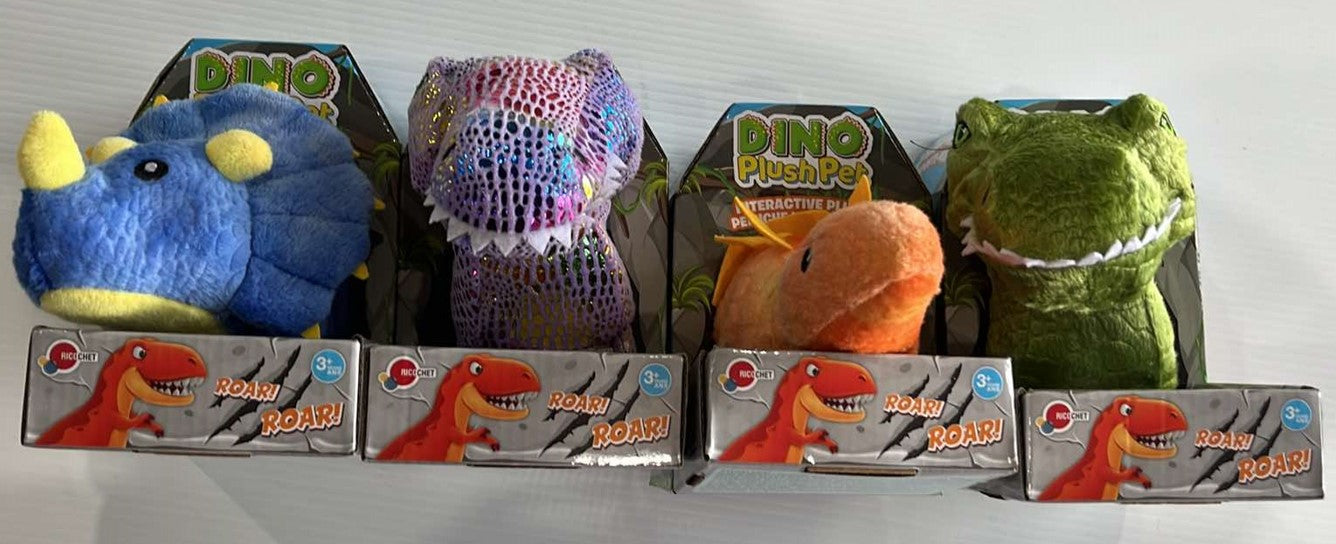 PELUCHE INTERACTIVE - DINOSAURE ASST