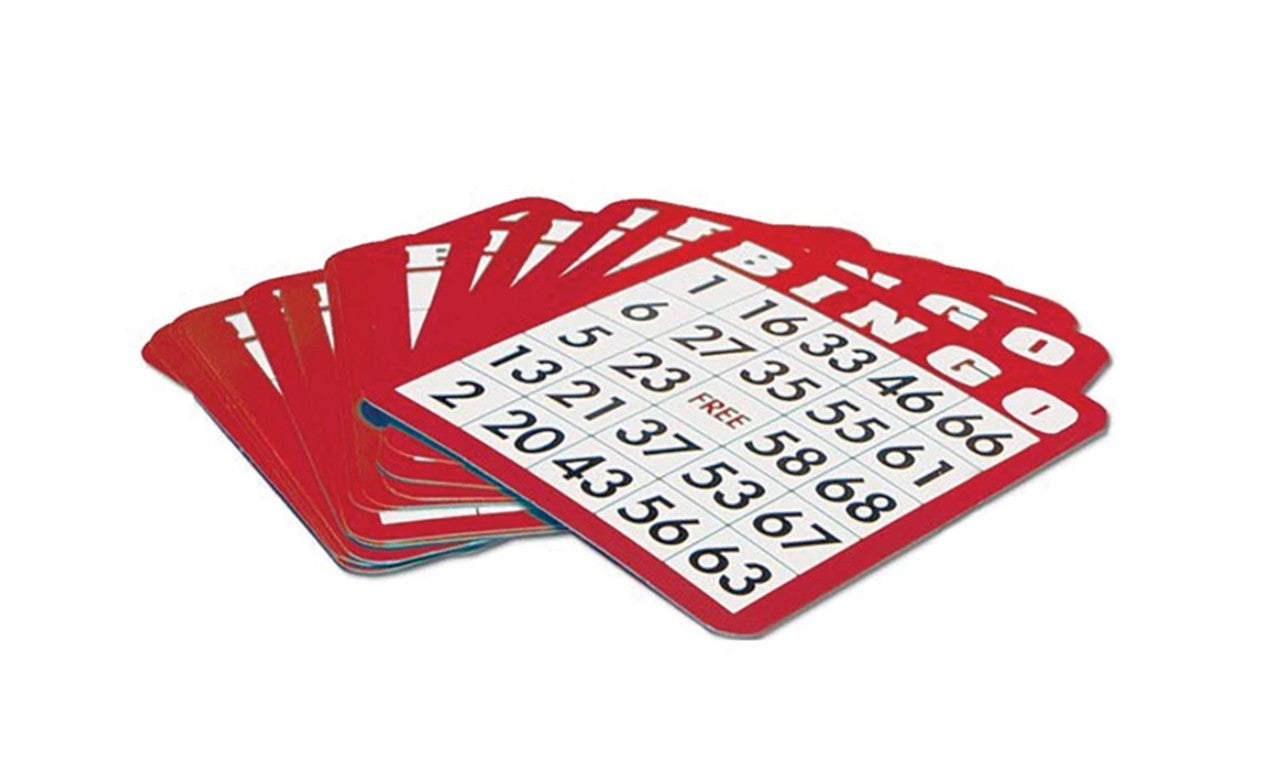 BINGO - PACK OF 100 REPLACEMENT GAME CARDS