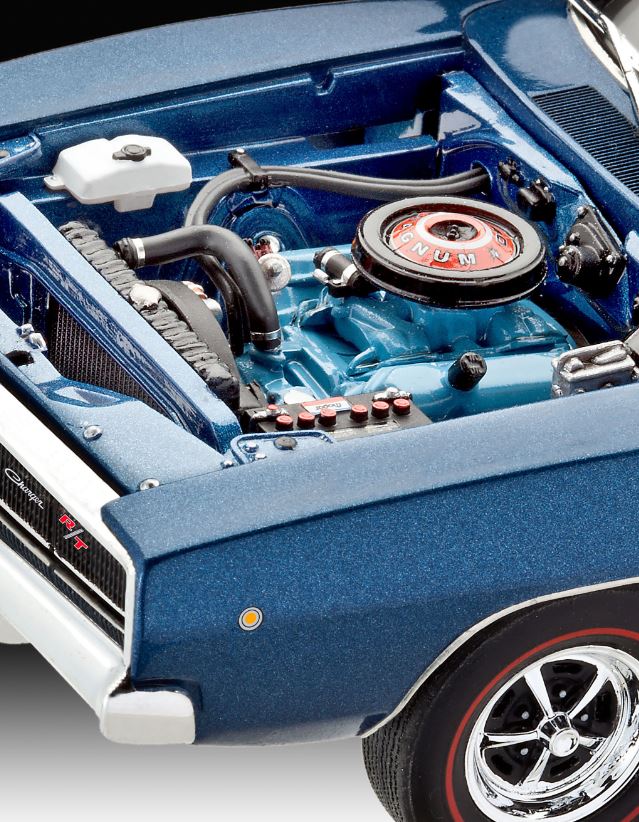 MODÈLE À COLLER - 68 DODGE CHARGER R/T 1/25 NIVEAU 4