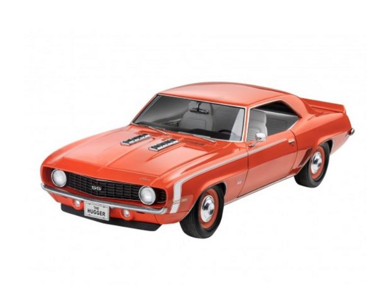 GLUE TOGETHER MODEL - 69 CAMARO SS 1/25 LEVEL 4