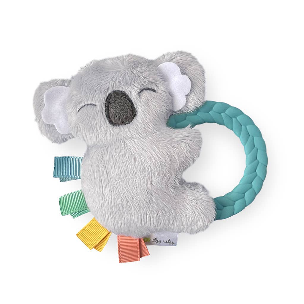 HOCHET EN PELUCHE AVEC ANNEAU DE DENTITION - KOALA - ITZY RITZY