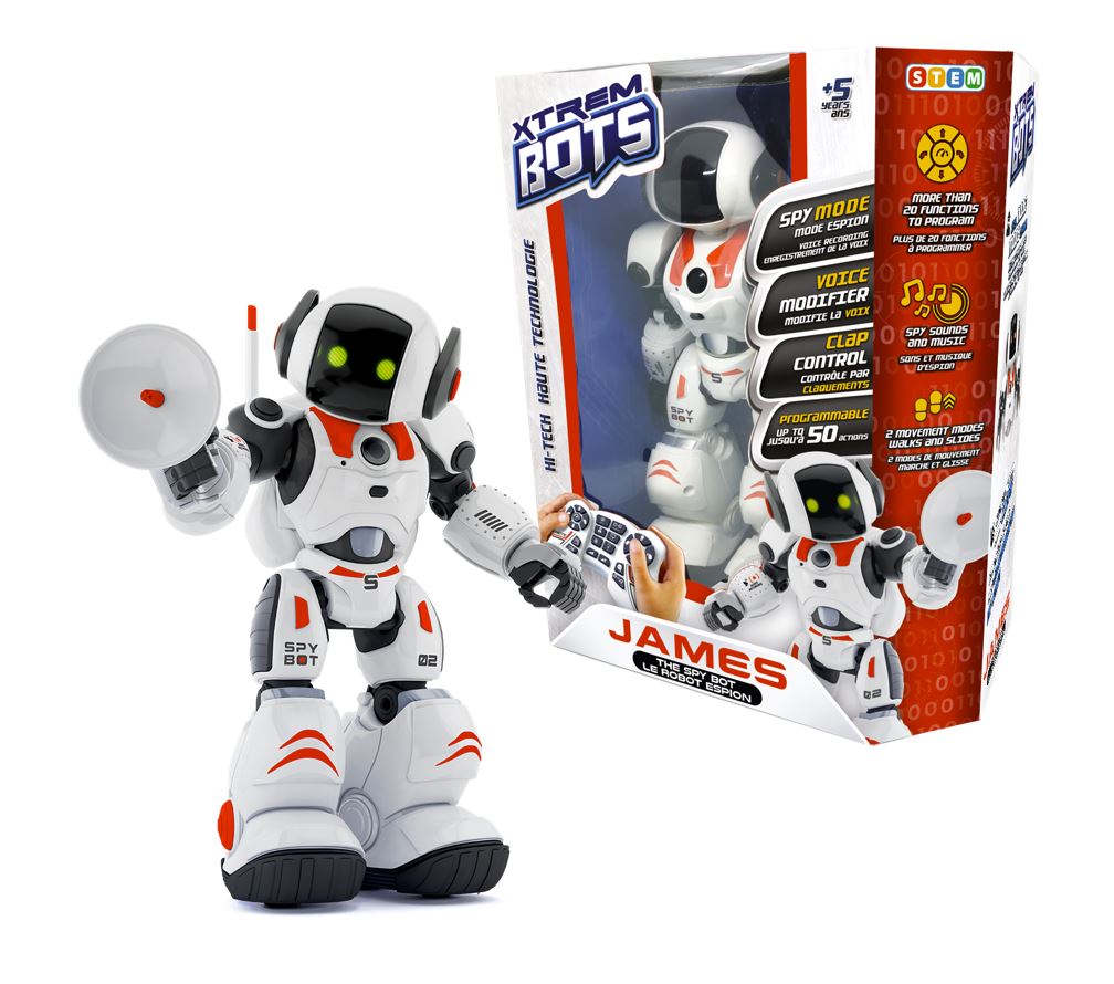 ROBOT XTREM BOTS - JAMES LE ROBOT ESPION