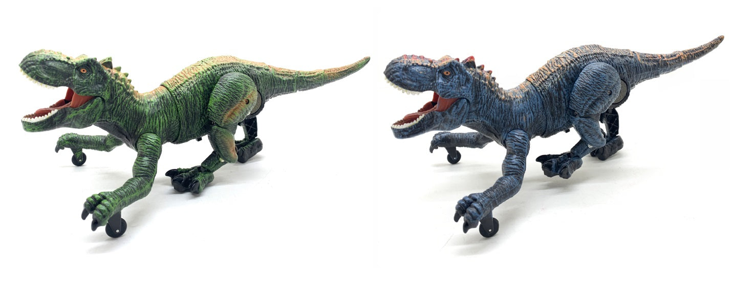REMOTE CONTROL - REMOTE CONTROL DINOSAUR WITH CHARGER - SOUNDS AND LIGHTS ASST