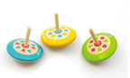 WOODEN SPINNING TOP - INDIE - ASST