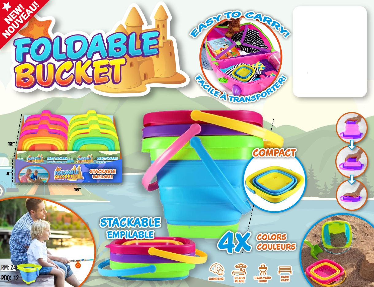 SEAU DE PLAGE PLIABLE