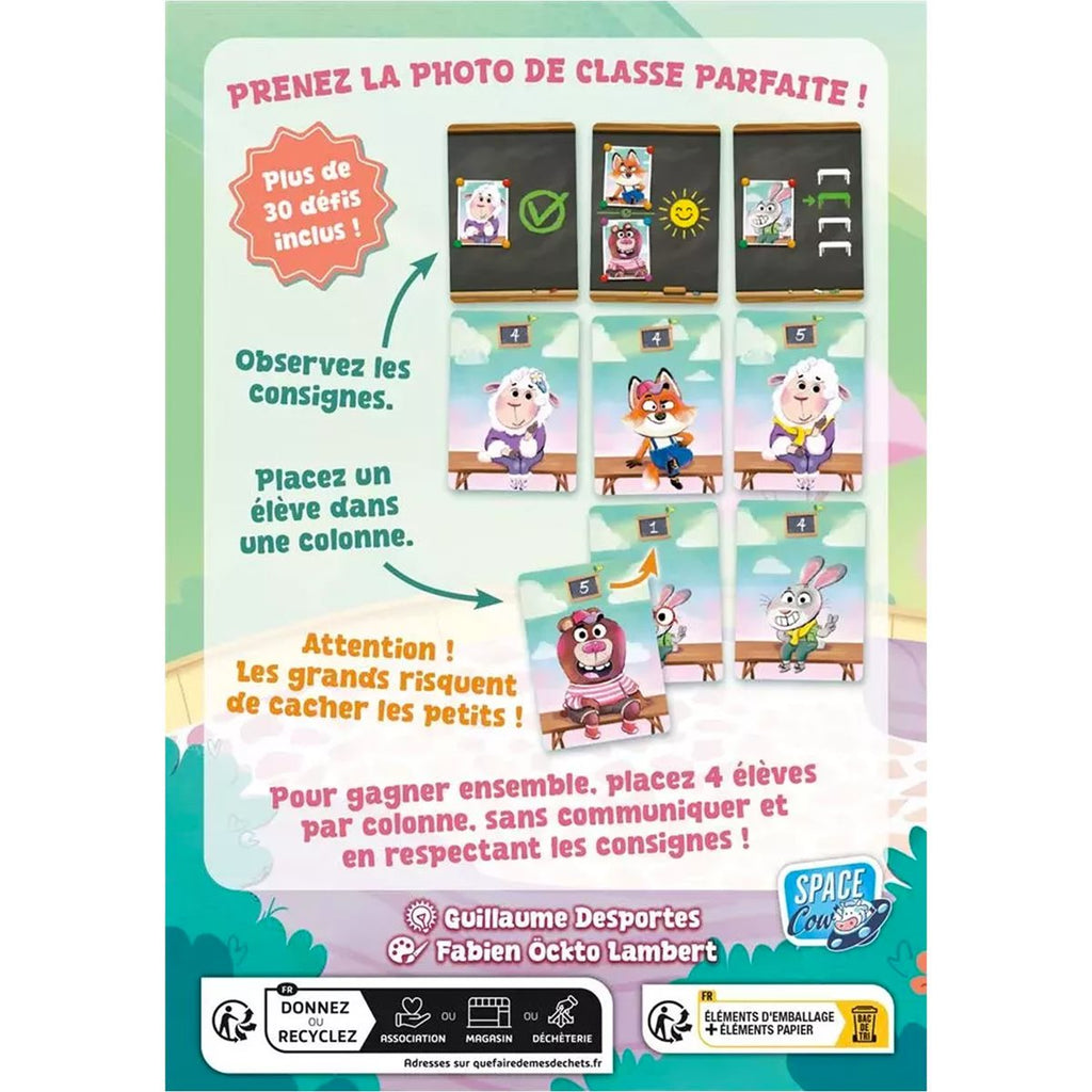 JEU PHOTO DE CLASSE