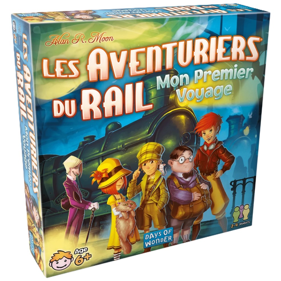 JEU LES AVENTURIERS DU RAIL - MON PREMIER VOYAGE - Version multilingue
