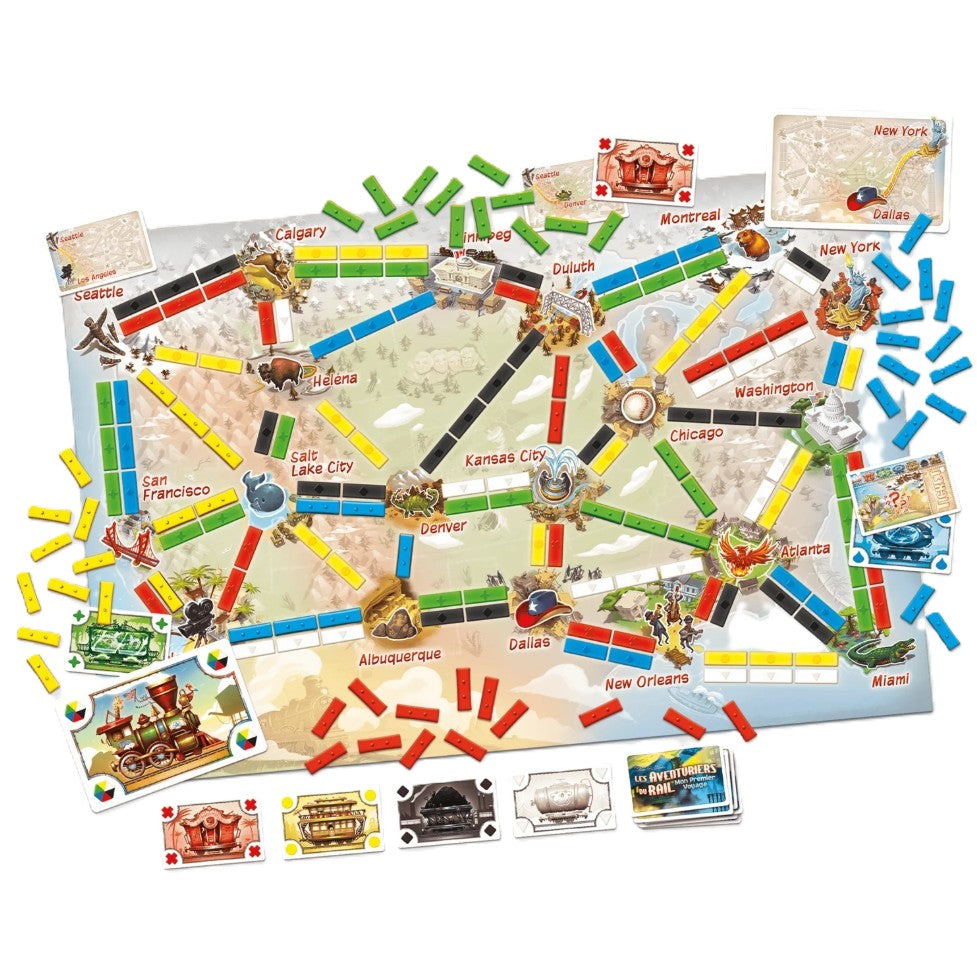 JEU LES AVENTURIERS DU RAIL - MON PREMIER VOYAGE - Version multilingue