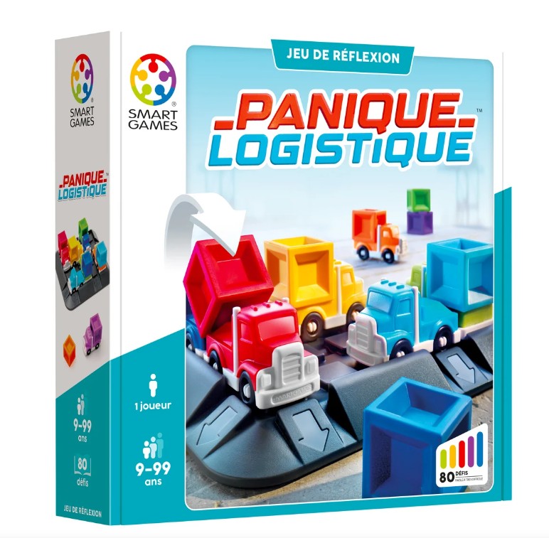 JEU SMART GAMES - PANIQUE LOGISTIQUE ! - Version française