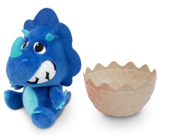 CRACKED EGG DINOSAUR PLUSH ASST