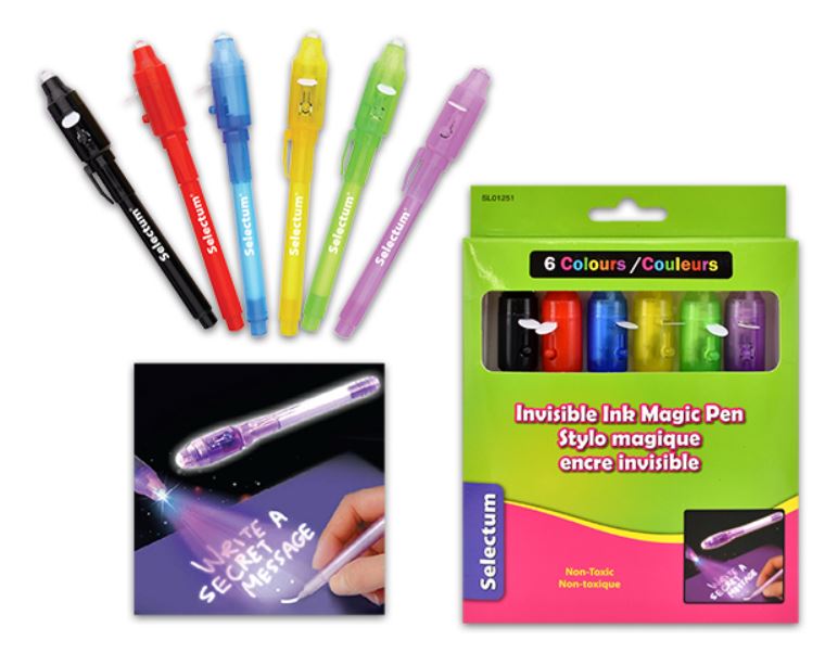 STYLO MAGIQUE ENCRE INVISIBLE
