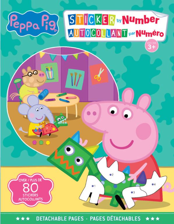 ACTIVITY BOOK - STICKER BY NUMBER ASST
